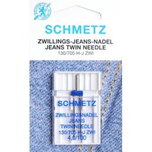 Aiguille Jeans jumelée (double) 4,0/100 - SCHMETZ